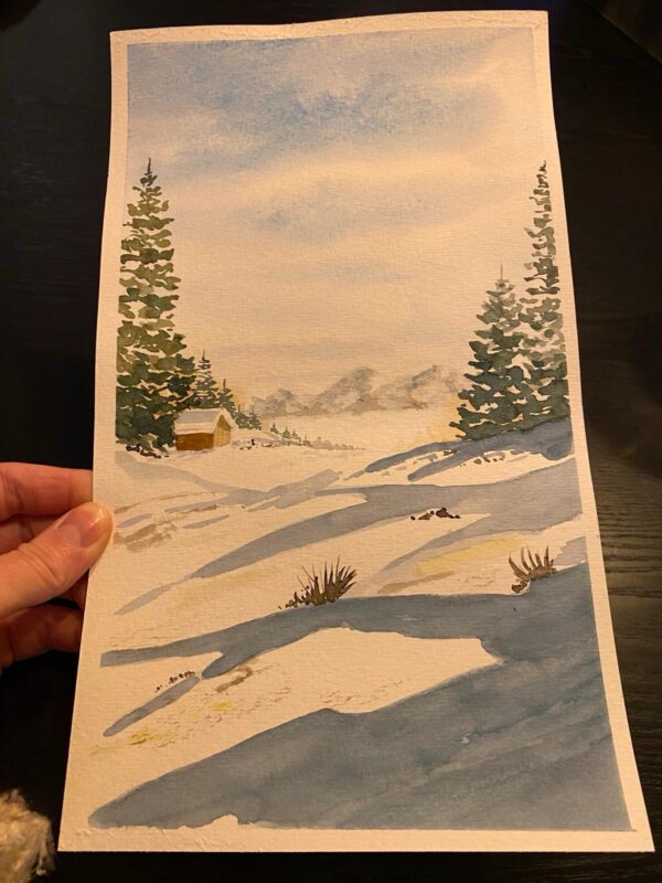 Snow cabin